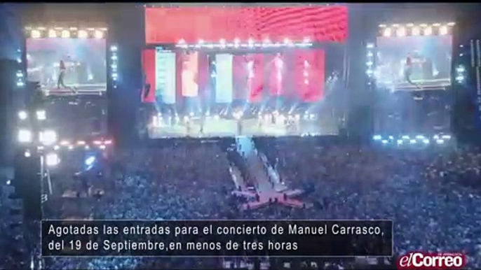 Agotadas en tres horas las entradas del concierto de Septiembre en Sevilla de Manuel Carrasco