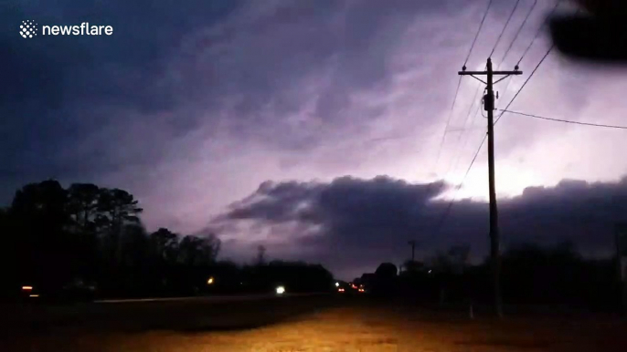 Inclement weather brings heavy rain and lightning storms to south Mississippi