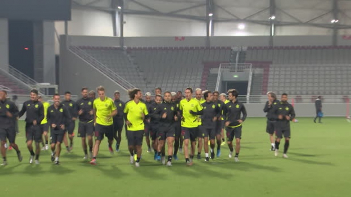 VIRAL: Football: Flamengo train ahead of Liverpool clash at Club World Cup