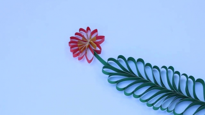 How to make paper leaf step by step | easy paper leaf crafts for kids