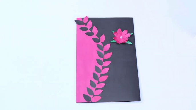 How to make greeting cards with paper at home | Valentines card tutorial