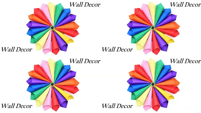 Paper craft ideas for wall decoration step by step | diy crafts with paper for room decoration
