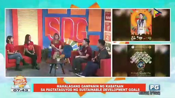 SUSTAINABLE DEVELOPMENT GOALS TAMBAYAN: Mahalagang gampanin ng kabataan sa pagtataguyod ng Sustainable Development Goals; Sustainable Development Goal 17: Partnerships for the goals