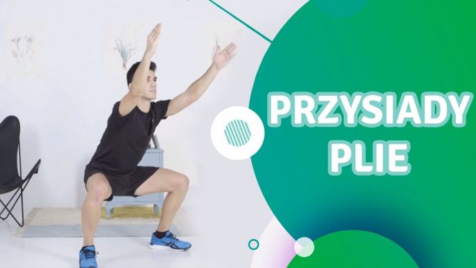 Przysiady plie - Jesteś Fit