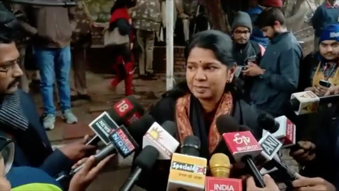 JNU students being targetted for past 70 days: Kanimozhi