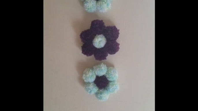 Pom Pom Making - Flower Making Using Pom Pom- Pom Pom Making using Hand (1)