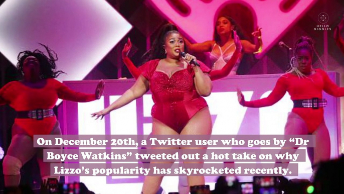 Lizzo clapped back to the person who claimed she is only famous because “there is an obesity epidemic in America”