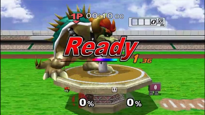 Super Smash Bros. Melee- Home Run Contest as Giant Giga Bowser