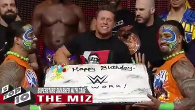 Superstars getting smashed with cake: WWE Top 10, Jan. 5, 2020