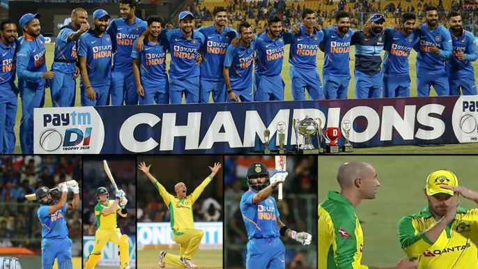 India Vs Australia,3rd ODI : Match Highlights | India Beat Australia By 7 Wickets To Win Series