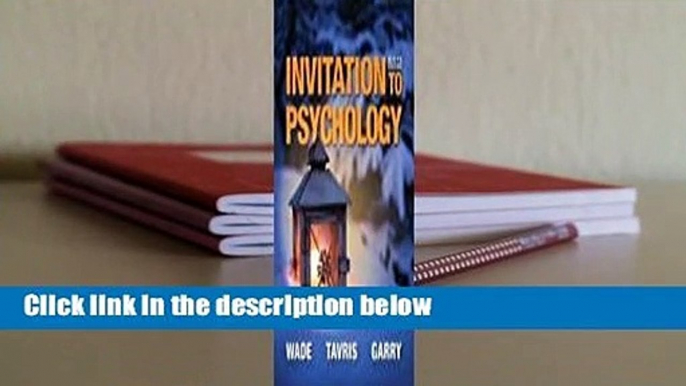 Full version  Invitation to Psychology Complete