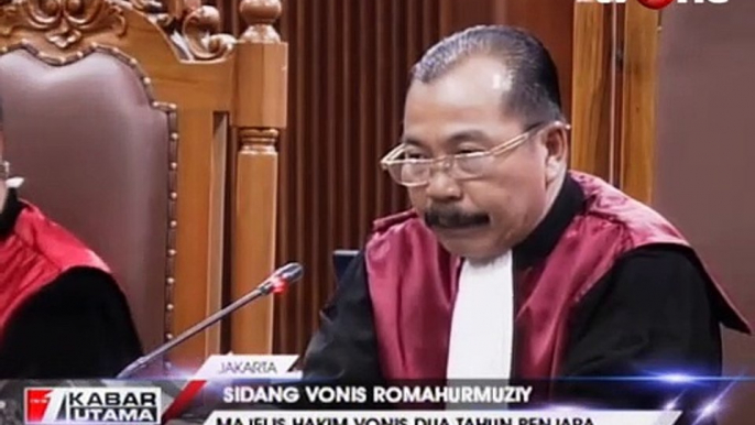 Romahurmuziy Divonis Dua Tahun Penjara