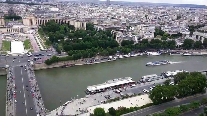 Eiffel Tower Top Floor View - Top of The Eiffel Tower Paris | FRANCE