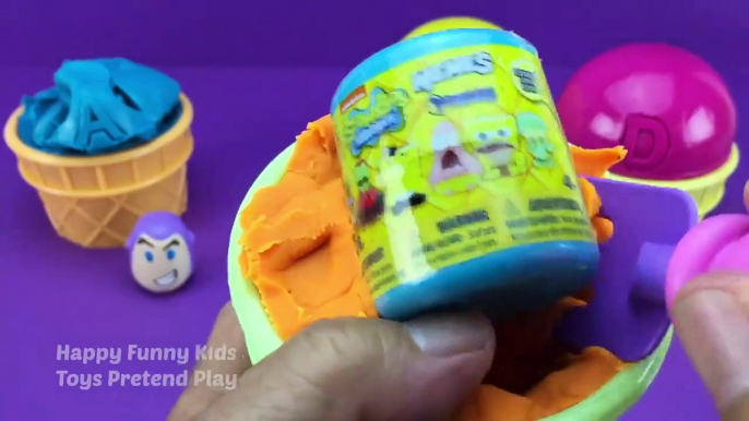 Play Doh Ice Cream Cups Surprise Eggs Zuru 5 Surprise Toys Fun for Kids