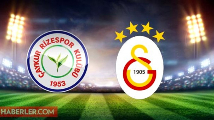 Çaykur Rizespor Galatasaray maçı ne zaman, saat kaçta, nerede? Ziraat Türkiye Kupası Rizespor Galatasaray hangi kanalda? Galatasaray maçı şifresiz mi?