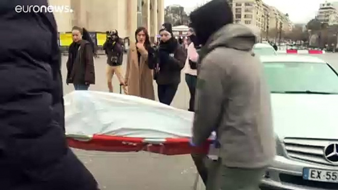 Sea Shepherd brings dead dolphins to central Paris to make their point