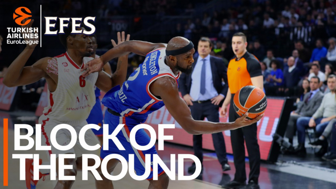 Efes Block of the Round: Chris Singleton, Anadolu Efes Istanbul