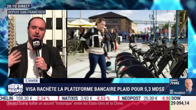 Matthieu Soulé (Atelier BNP Paribas US) : Visa rachète la plateforme bancaire Plaid pour 5,3 milliards d'euros - 15/01