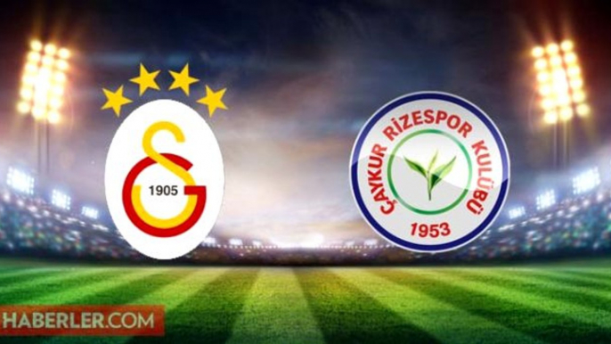 Galatasaray Çaykur Rizespor maçı ne zaman, saat kaçta, nerede? Ziraat Türkiye Kupası Rizespor Galatasaray hangi kanalda? Galatasaray maçı şifresiz mi?