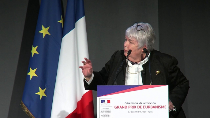 Grand Prix de l'urbanisme 2019 (13/14) : Discours Jacqueline Gourault, ministre de la Cohésion des territoires et des Relations avec les collectivités locales