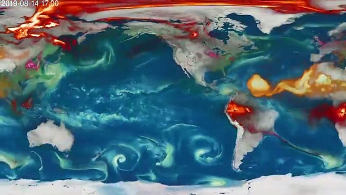 Smoke From Australian Bushfires Is Making Its Way Around The Globe In This NASA Animation