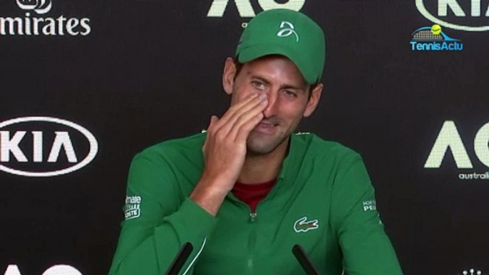 Open d'Australie 2020 - Novak Djokovic : "I don't force my kids to play tennis"