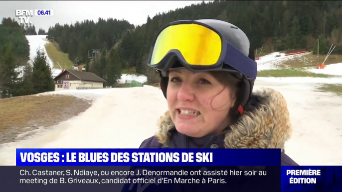 La neige manque dans les Vosges et la saison démarre très mal à Gérardmer