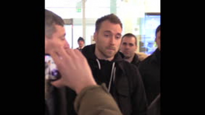 Eriksen arrives in Milan for Inter medical