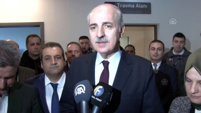 AK Parti Genel Başkanvekili Kurtulmuş Elazığ'da depremzedeleri ziyaret etti