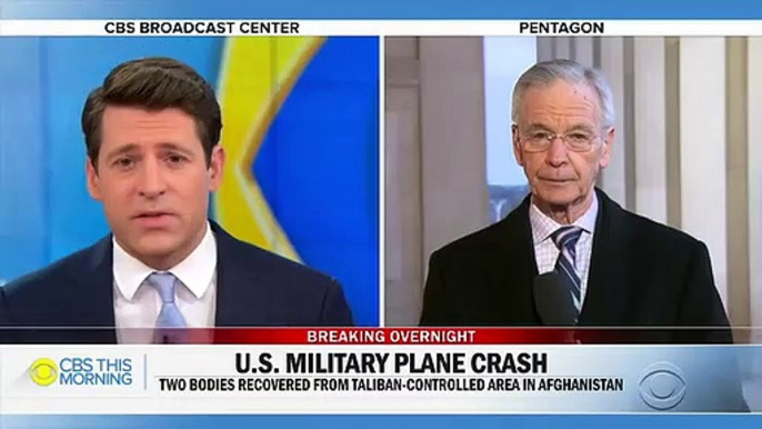Bodies Recovered From U.S. Military Plane Crash In Taliban Territory: CBS This Morning