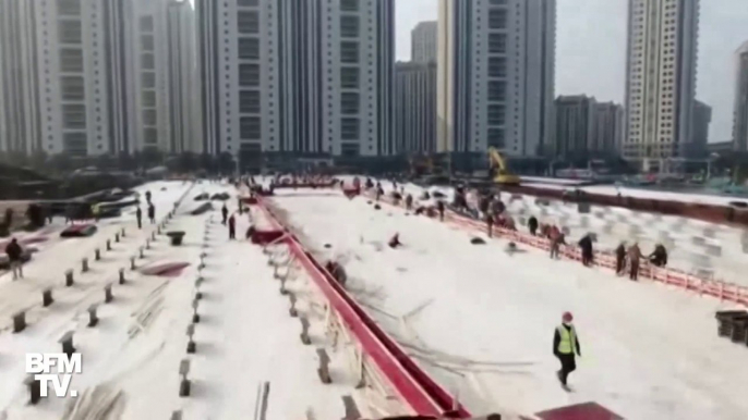 Coronavirus: ce timelapse montre en 1 minute la construction à grande vitesse de deux hôpitaux à Wuhan