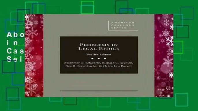 About For Books  Problems in Legal Ethics (American Casebook Series)  Best Sellers Rank : #4