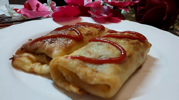 Chicken Egg Roll | Sheets made of Eggs | Yummy Homemade Roll |