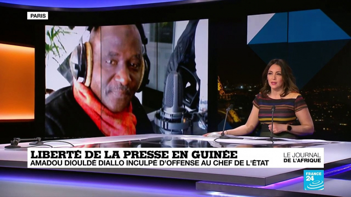 Un tribunal de Conakry condamne un influent journaliste guinéen à une amende équivalant à 420 euros pour "offense" au président Alpha Condé et ordonne sa mise en liberté après presque trois mois de prison.