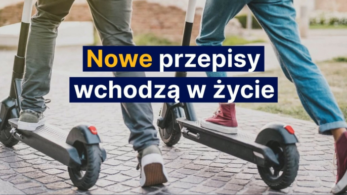 Przepisy regulujące poruszanie się elektrycznymi hulajnogami właśnie weszły w życie