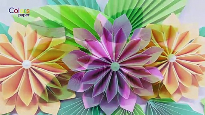Diy Paper Flowers Easy Making Tutorial (Origami Flower) - Paper Crafts Ideas
