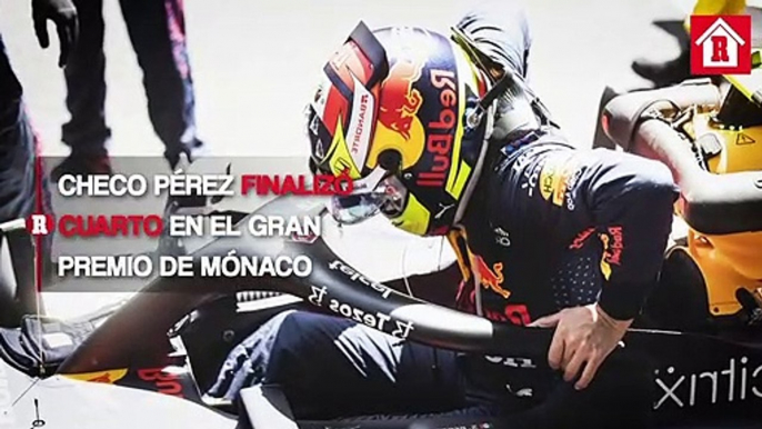 Sergio Pérez de Red Bull finalizó en la cuarta posición el Gran Premio de Mónaco