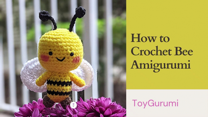 How To Crochet Bee || How To Make Bee Amigurumi || Bee Amigurumi For Beginners || Crochet Bee