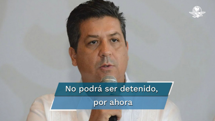 Otorga juez a García Cabeza de Vaca suspensión provisional contra orden de aprehensión