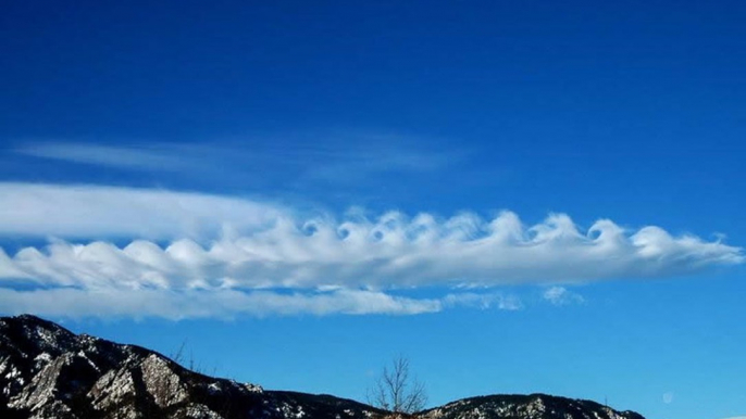 Kelvin-Helmholtz wave clouds explained