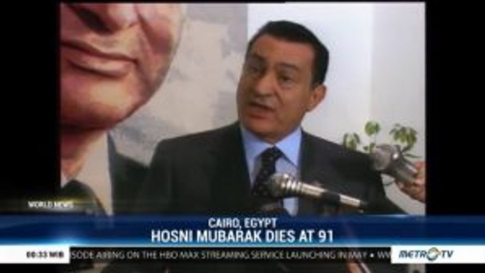 Former Egyptian President Hosni Mubarak Dies at 91