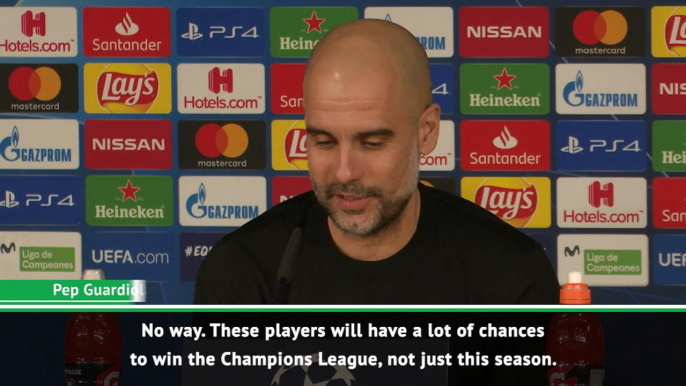 This won't be last chance to win Champions League for my players - Guardiola