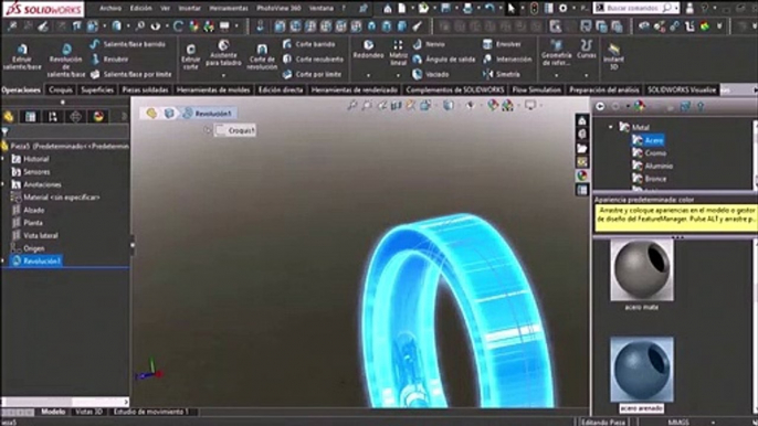 SolidWorks tutorial | Design And Assembly of Ball Bearing in SolidWorks | SolidWorks