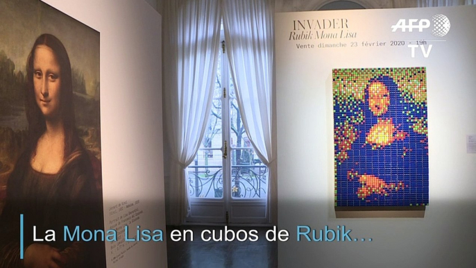 La Gioconda en cubos de Rubik, subastada por 522 mil dólares