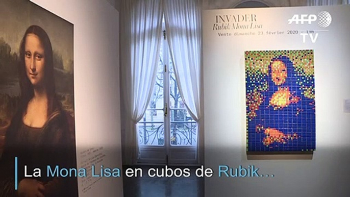 La Gioconda en cubos de Rubik, subastada por 522 mil dólares