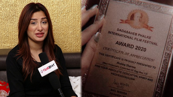 Mahira Sharma Says No to Apologise To Dada Saheb Phalke Awards | FilmiBeat