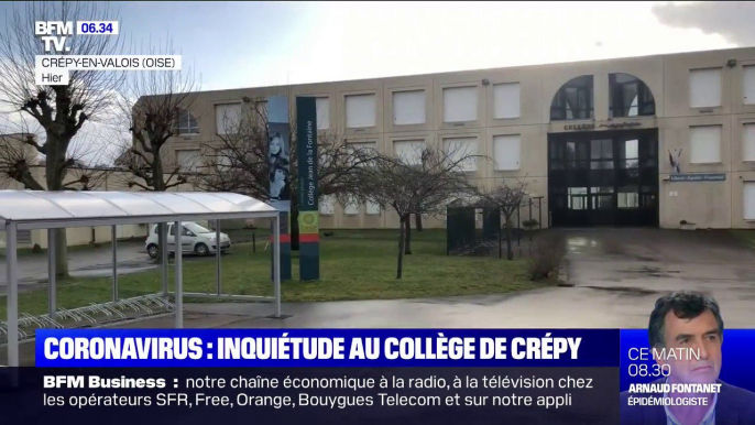 L'inquiétude au collège de Crépy-en-Valois, où enseignait le professeur mort du coronavirus