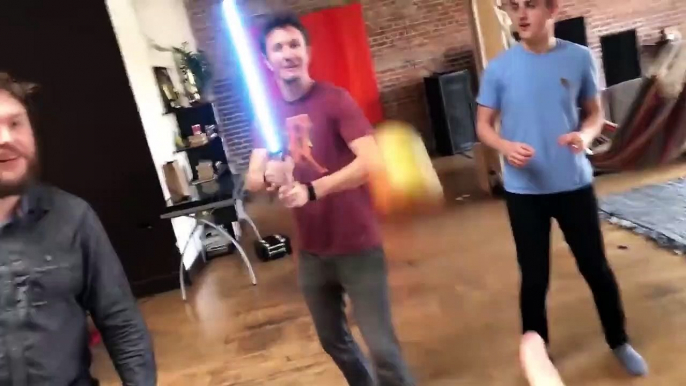 World's LONGEST Lightsaber