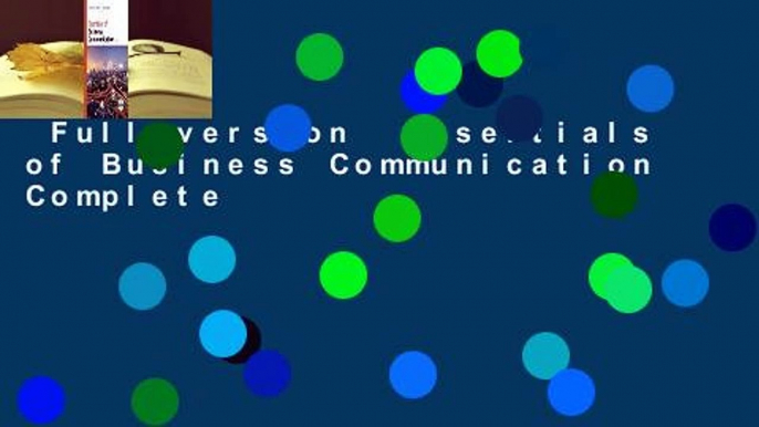 Full version  Essentials of Business Communication Complete