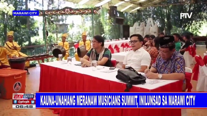 Kauna-unahang Meranaw Musicians Summit, inilunsad sa Marawi City